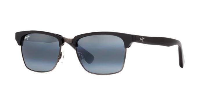 Maui Jim Kawika Black Rectangle Sunglasses