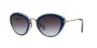 Miu Miu Blue Cat-eye Sunglasses - Mu 51rs