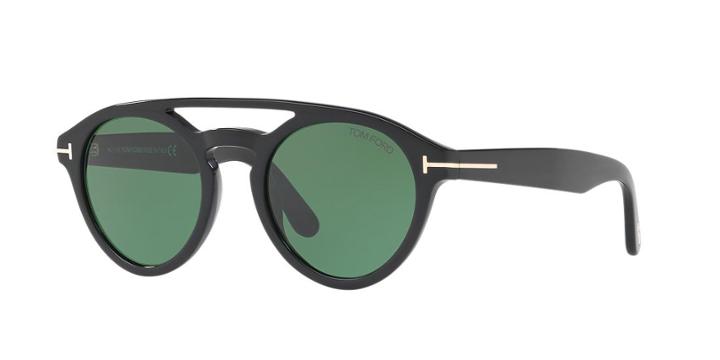 Tom Ford Clint 50 Black Square Sunglasses - Ft0537