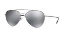 Prada Linea Rossa Ps 50ss 60 Gunmetal Matte Round Sunglasses