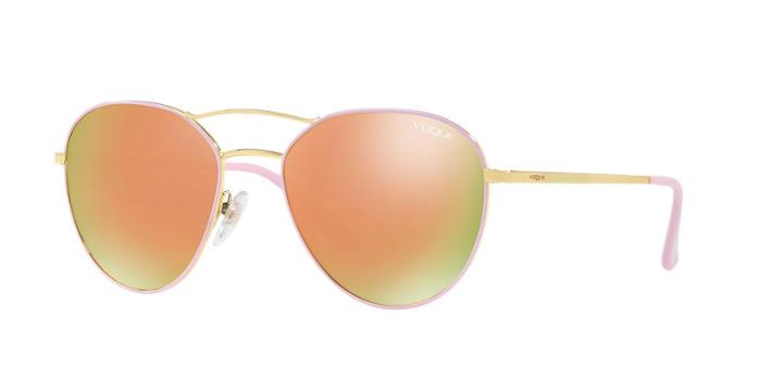 Vogue Eyewear Rose Gold Aviator Sunglasses - Vo4060s