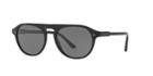 Giorgio Armani 53 Black Round Sunglasses - Ar8096