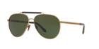 Burberry 59 Gold Matte Pilot Sunglasses - Be3097