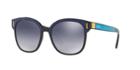 Prada Pr 05us 53 Blue Square Sunglasses