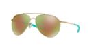 Costa Piper 58 Gold Pilot Sunglasses
