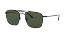 Giorgio Armani 55 Black Matte Square Sunglasses - Ar6080