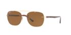 Ray-ban 55 Brown Square Sunglasses - Rb4280