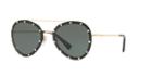 Valentino Va2013 58 Gold Aviator Sunglasses