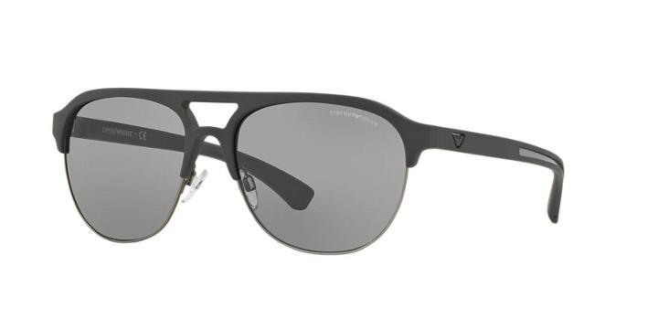 Emporio Armani Grey Square Sunglasses - Ea4077