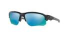 Oakley 67 Flak Draft Prizm Deep Water Black Rectangle Sunglasses - Oo9364