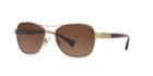 Ralph Gold Rectangle Sunglasses - Ra4119