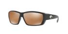 Costa Del Mar Black Wrap Sunglasses - Tuna Alley