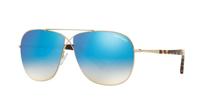 Tom Ford April Pink Square Sunglasses - Ft0393