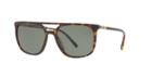 Burberry 57 Tortoise Matte Square Sunglasses - Be4257