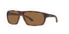Arnette 64 Tortoise Matte Rectangle Sunglasses - An4225