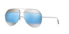 Dior Split1 59 Silver Aviator Sunglasses