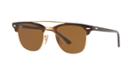 Ray-ban 51 Gold Square Sunglasses - Rb3816