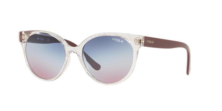 Vogue Vo5246s 53 Clear Round Sunglasses