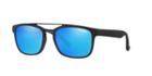Arnette 54 Baller Black Matte Rectangle Sunglasses - An4248