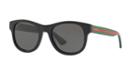 Gucci Gg0003s 52 Black Round Sunglasses
