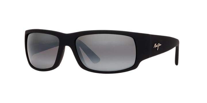 Maui Jim World Cup Black Matte Rectangle Sunglasses