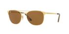 Ray-ban Rb3429m Signet Gold Square Sunglasses