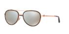 Tiffany &amp; Co. 55 Tortoise Aviator Sunglasses - Tf3059