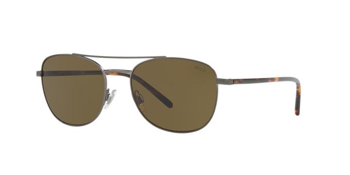 Polo Ralph Lauren 55 Bronze Square Sunglasses - Ph3107