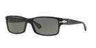 Persol Black Rectangle Sunglasses, Polarized - Po2803s