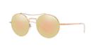 Emporio Armani 52 Bronze Round Sunglasses - Ea2061