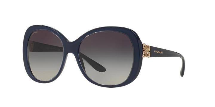 Bvlgari Blue Round Sunglasses - Bv8171b