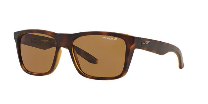 Arnette 57 Syndrome Tortoise Matte Rectangle Sunglasses - An4217