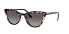 Prada Pr 01vs 56 Brown Cat-eye Sunglasses