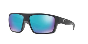 Costa Del Mar Bloke 61 Black Rectangle Sunglasses