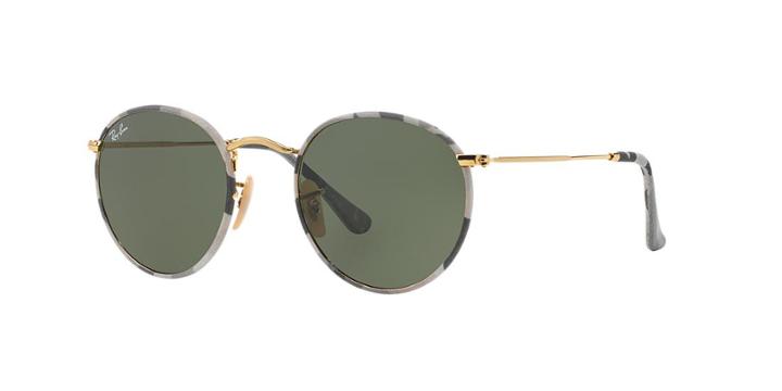 Ray-ban Round Metal White Sunglasses - Rb3447jm