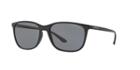 Giorgio Armani Black Matte Square Sunglasses - Ar8084