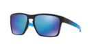 Oakley 57 Sliver Xl Prizm Sapphire Black Matte Rectangle Sunglasses - Oo9341