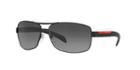 Prada Linea Rossa Black Rectangle Sunglasses - Ps 54is