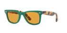 Ray-ban 50 Original Wayfare Green Square Sunglasses - Rb2140