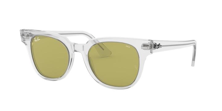 Ray-ban 50 Meteor Clear Square Sunglasses - Rb2168
