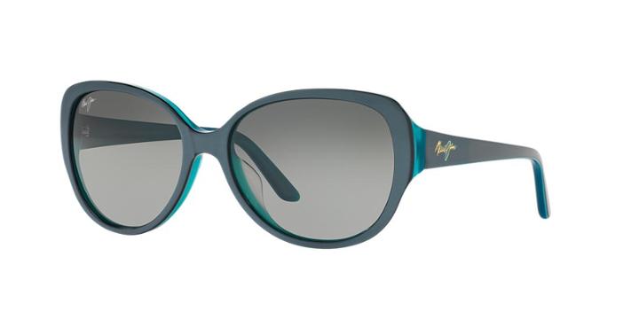 Maui Jim 733 Swept Away Blue Rectangle Sunglasses