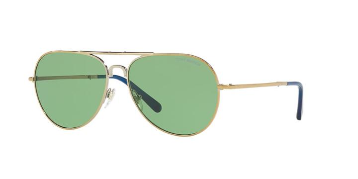 Tory Burch Gold Aviator Sunglasses - Ty6054