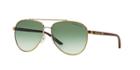 Michael Kors 59 Hvar Gold Pilot Sunglasses - Mk5007