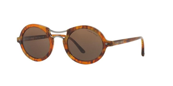 Giorgio Armani Tortoise Round Sunglasses - Ar8072