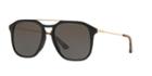 Gucci Gg0321s 55 Black Pilot Sunglasses