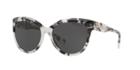 Michael Kors 57 Portillo Grey Round Sunglasses - Mk2083