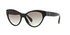 Prada Pr 08ss Black Cat-eye Sunglasses