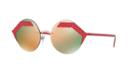 Bvlgari 55 Pink Round Sunglasses - Bv6089