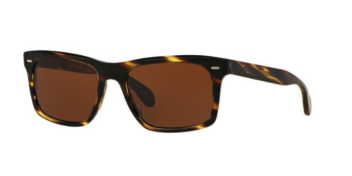 Oliver Peoples Ov5322su 55 Brodsky Tortoise Wrap Sunglasses