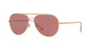 Tory Burch Rose Gold Aviator Sunglasses - Ty6054